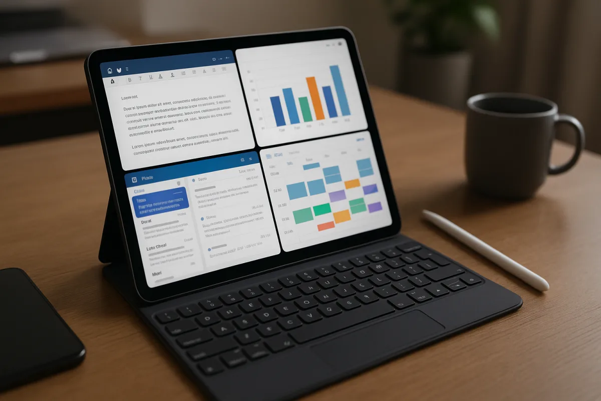 Trasformare il tablet in una postazione di lavoro: le app indispensabili che fanno la differenza