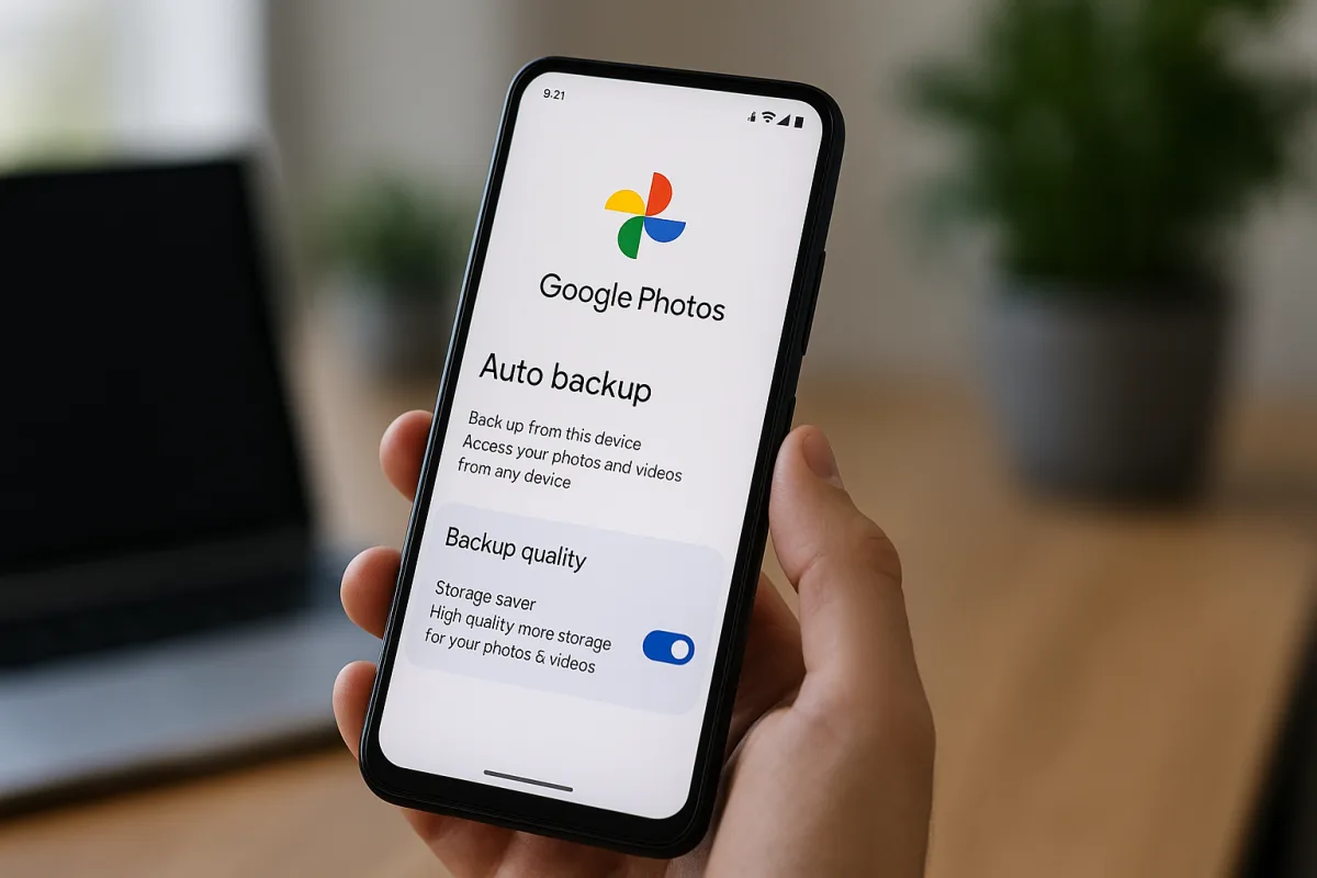 Backup automatico di foto su Google Foto: la configurazione che assicura spazio e recuperi rapidi